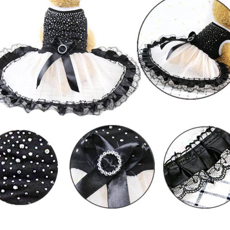 "Fiordalisa" dog formal dress