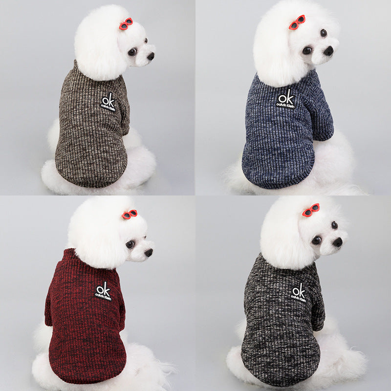 Calvin Klein Style Stylish Stretch Dog Hoodie