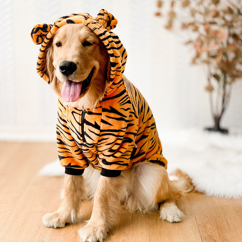 Costume per Cani Golden Retriver Tigrato Modello "Tigro"