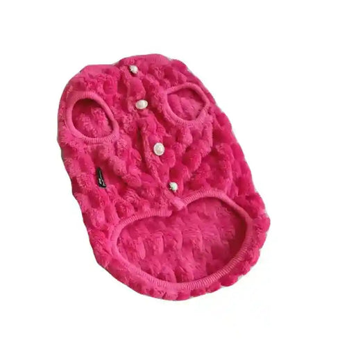 Mouwloos Jasje Camino Fleece - Smaragd Roze Agaat