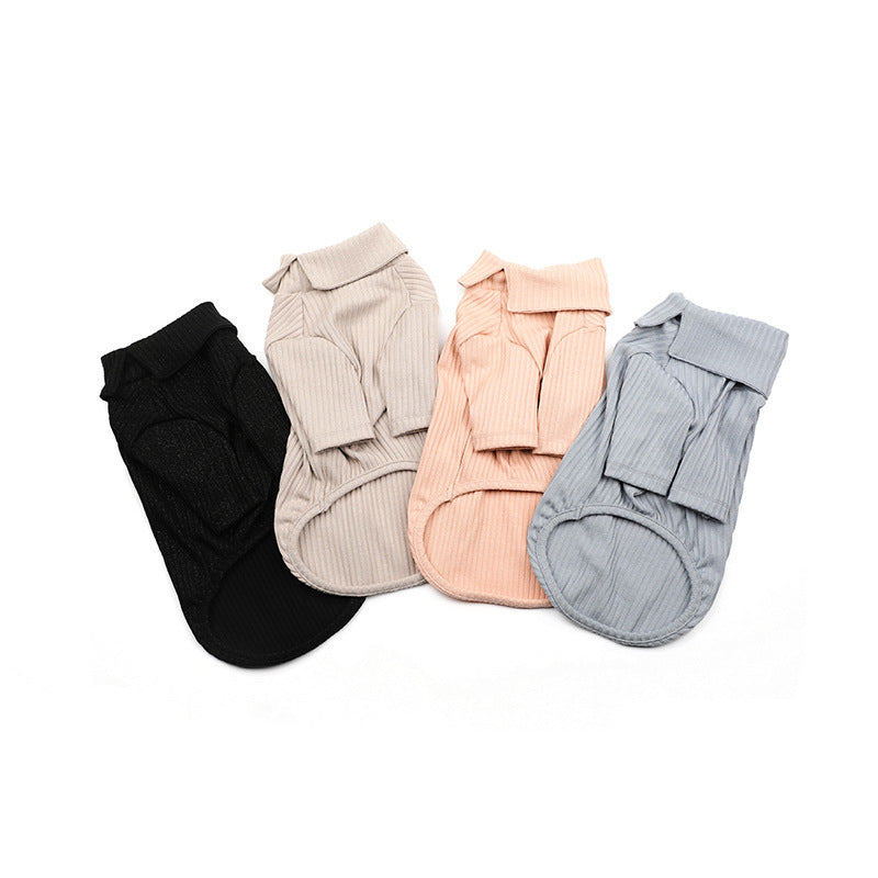 Cotton Sweater for Small Dogs with Embroidery – Elegance and Comfort
