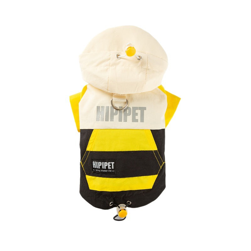 HIPIPET Raincoat with Hood and Visor for Dogs