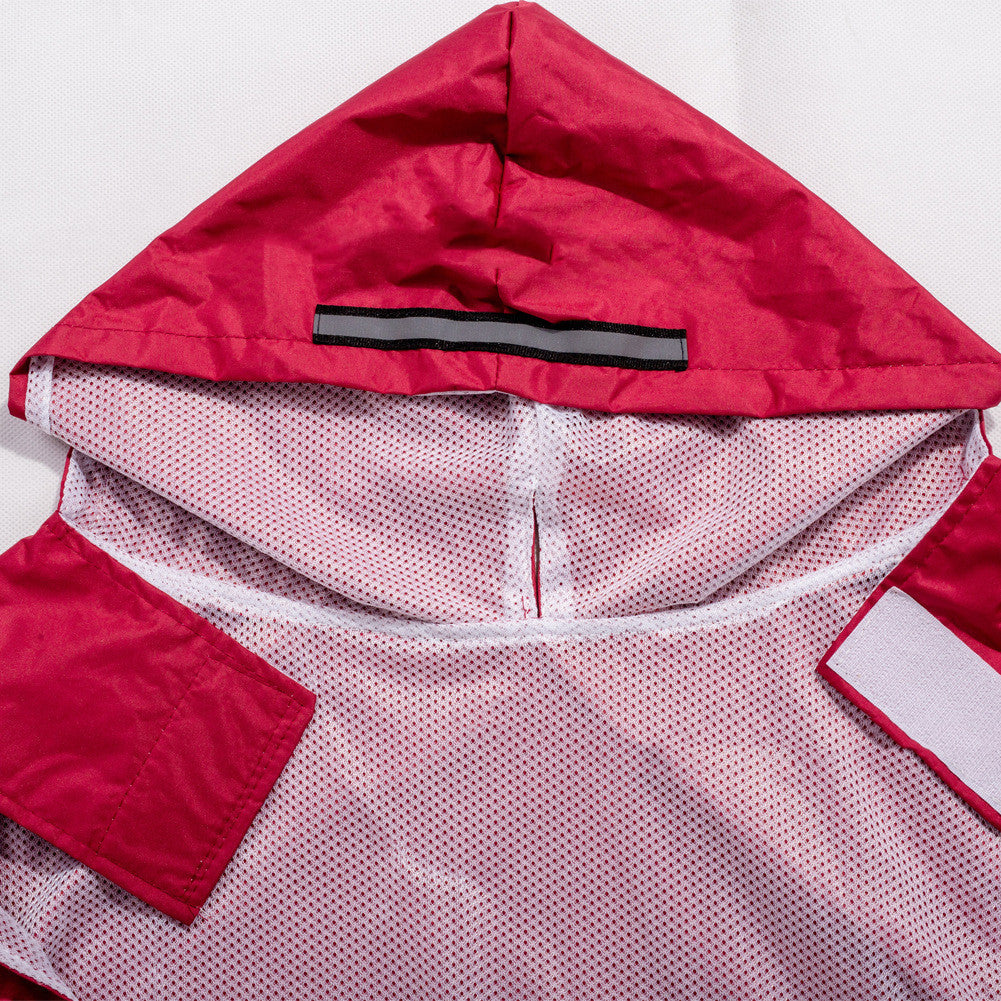 Raincoat for medium-sized dogs with velcro closure "Vasil"