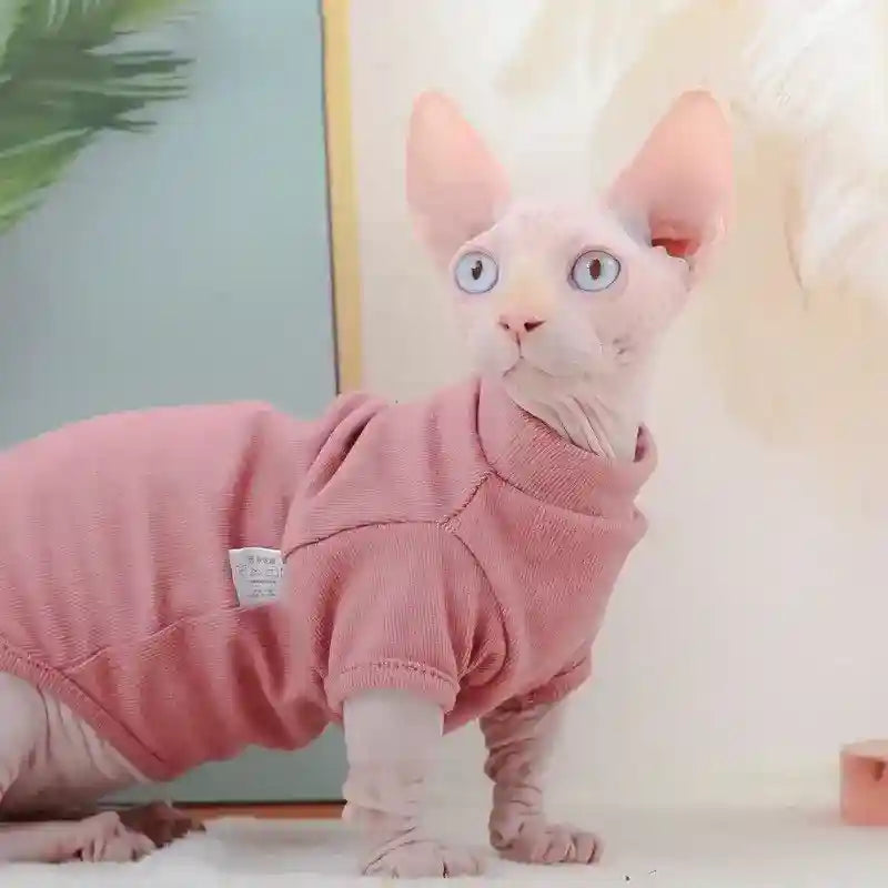 Maglia per Gatti Sphynx Invernale - Dralon Elasticizzato e Morbido by Dog Moda