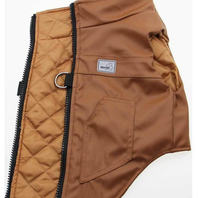 Transparenter Hundemantel | Warme Winterjacke mit Geschirr | Dogmoda 