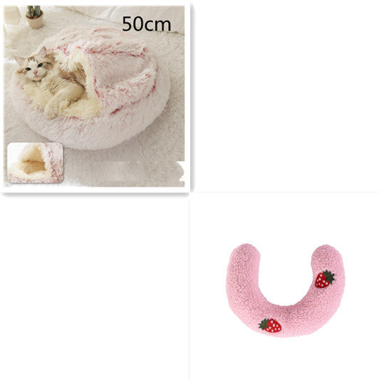 Cuccia Avvolgente "Comfort Ciambella" in Pile con Copertina - Dog Moda