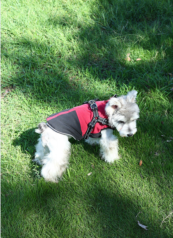 Cappottino per Cani con Pettorina e Zip - Interno Pile