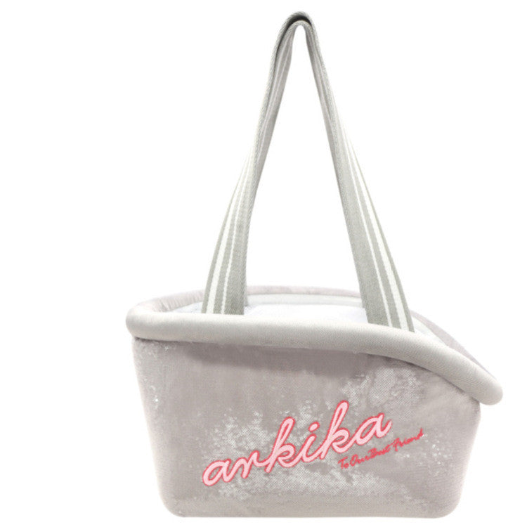 Soft Pet Shoulder Bag Ideal for Puppies