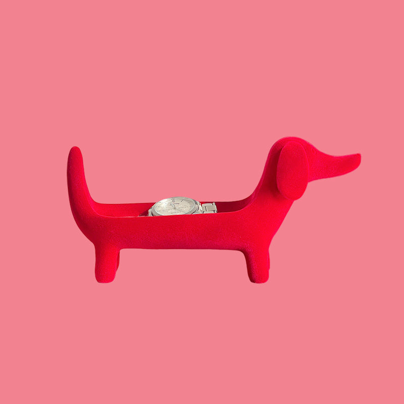 Svuotasche Bassotto Decorativo – Porta Gioie e Bracciali in Resina