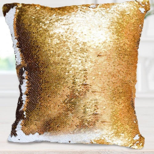 Cuscino Personalizzato con Foto del tuo animale Paillettes Luminose ✨