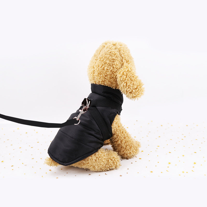 Cappotto per Cani Istanbul | Con Pettorina in Nylon Rosso o Nero