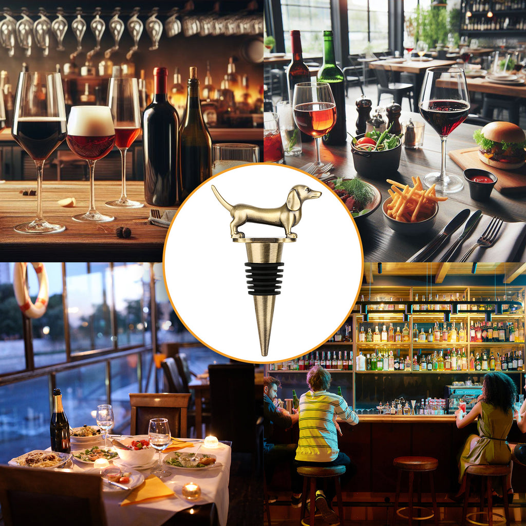 Tappo Vino Bassotto - Chiusura Bottiglia Decorativa