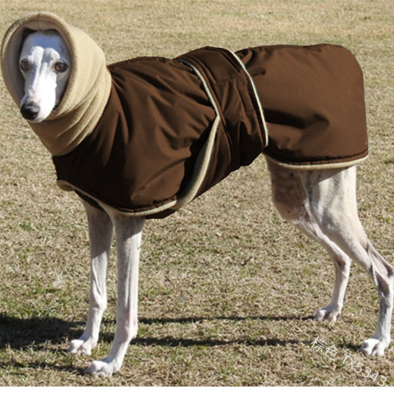 Cappotto per Alano in Pile e Tessuto Tecnico - Comfort e Protezione
