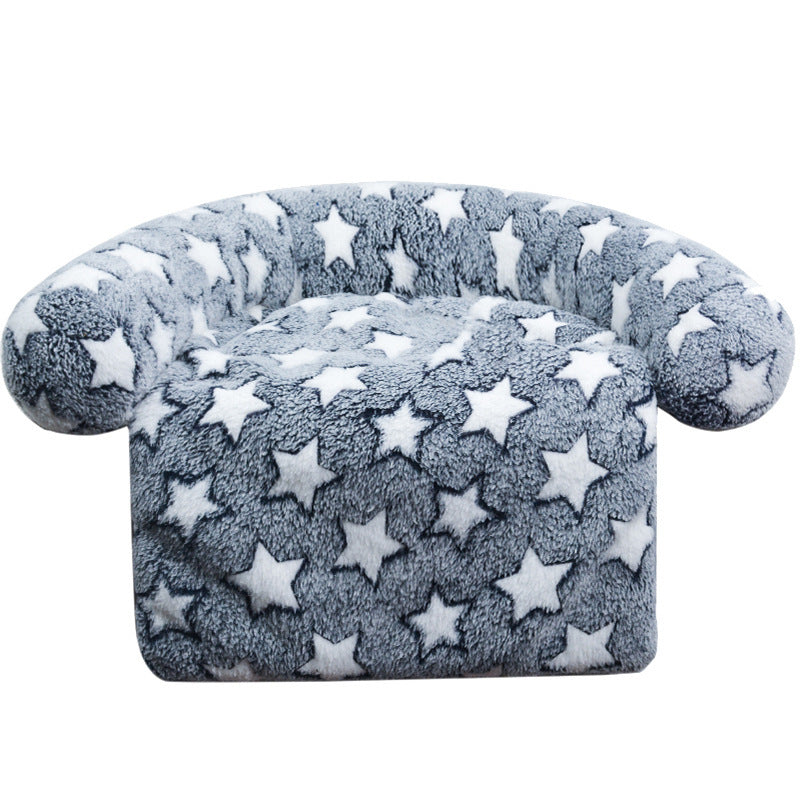 "Home" Dog Sofa Bed Soft, Washable and Non-Slip