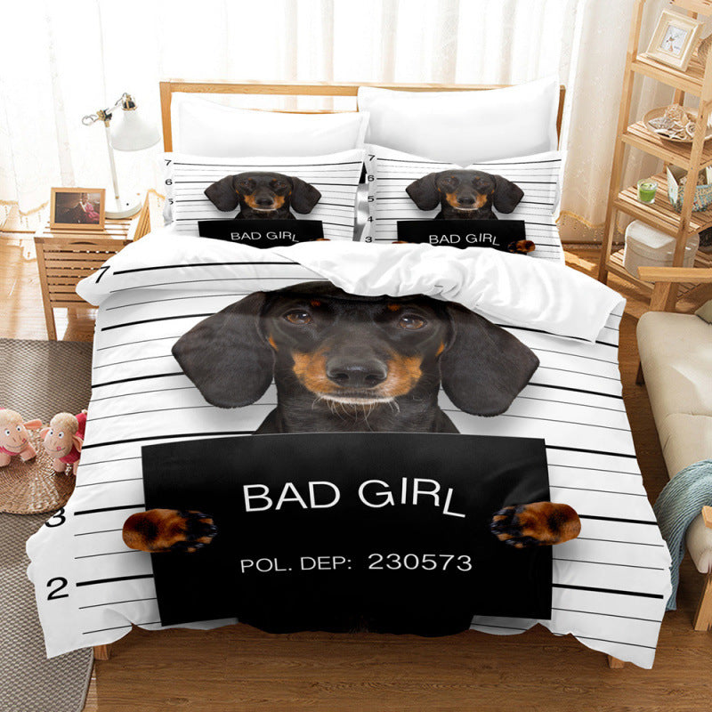 Set Copripiumino Cani - Completo Letto con Stampa Cagnolini