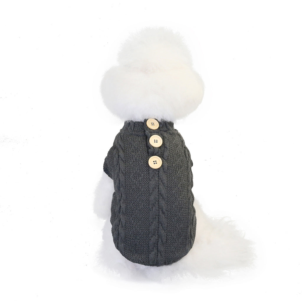 "Nala" Dog Sweater with Buttons - Elegance and Comfort for Winter