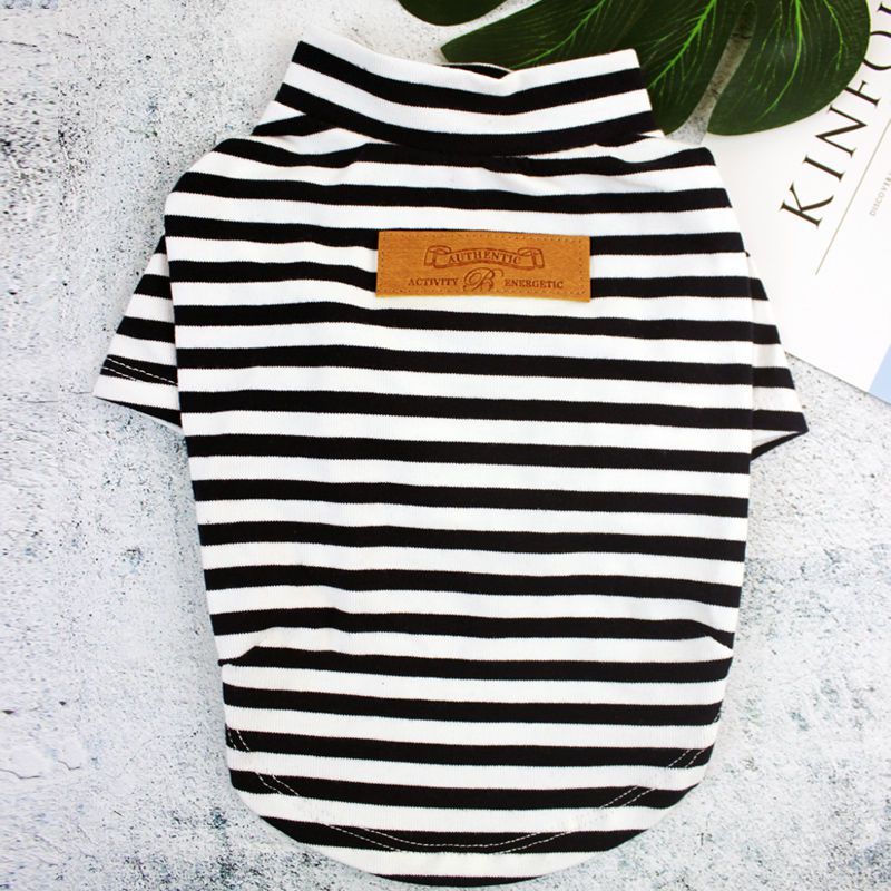 "Authentic" Striped Dog Shirt – Style and Comfort in Every Season