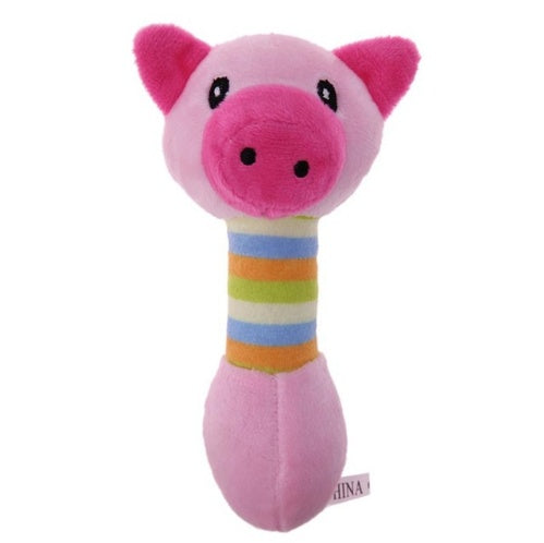 Peluche per cani con fischietto "Fattoria felice"