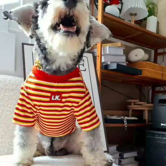 Maglia a Righe Elasticizzata per Cani - Calda e Confortevole by Dog Moda