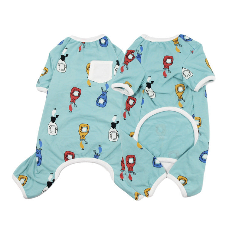 Cotton Dog Jumpsuit "Caramella" - Comfort and Style for Your Faithful Friend 