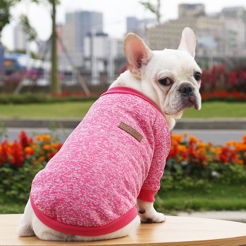 Maglioncino per Cani in Tinta Unita – Modello "Classic" - Dog Moda