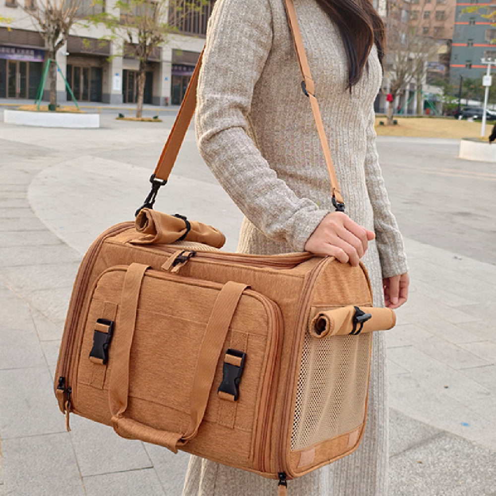 Trasportino Espandibile per Cani e Gatti - Borsa Viaggio