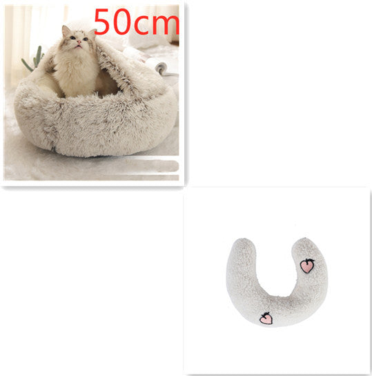 Cuccia Avvolgente "Comfort Ciambella" in Pile con Copertina - Dog Moda