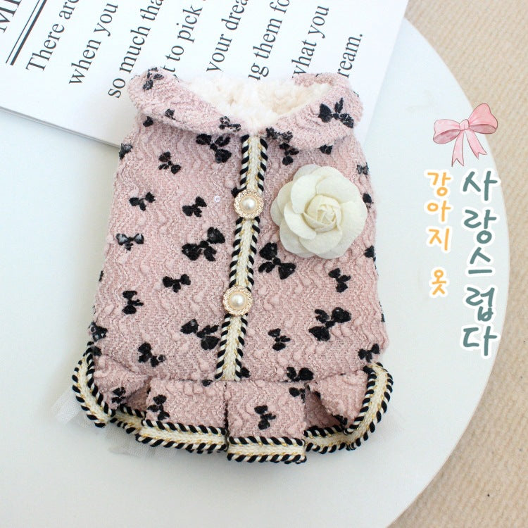 Elegant Padded Fleece Dog Coat Sir/Lady