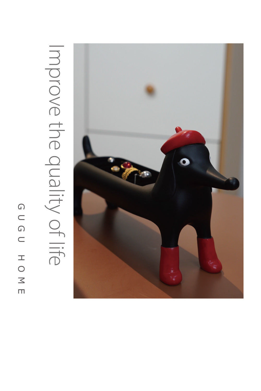 Portanelli Bassotto - Porta Gioielli Decorativo Originale