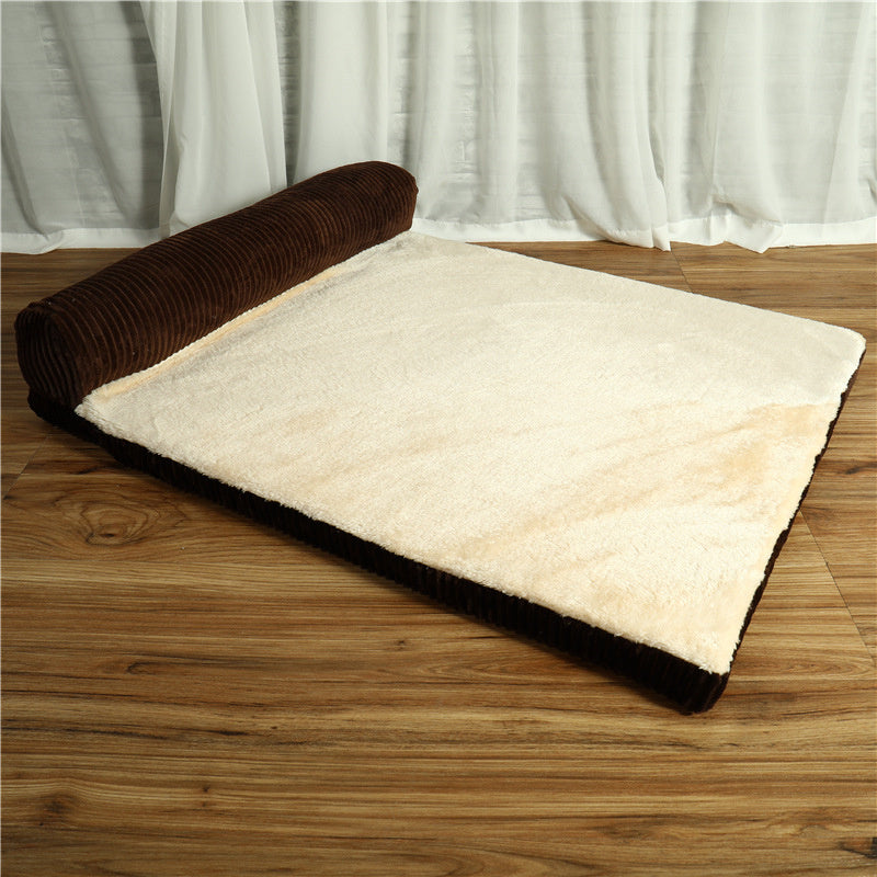Rectangular Dog Bed "Luna" - Soft and Comfortable with Side Rails