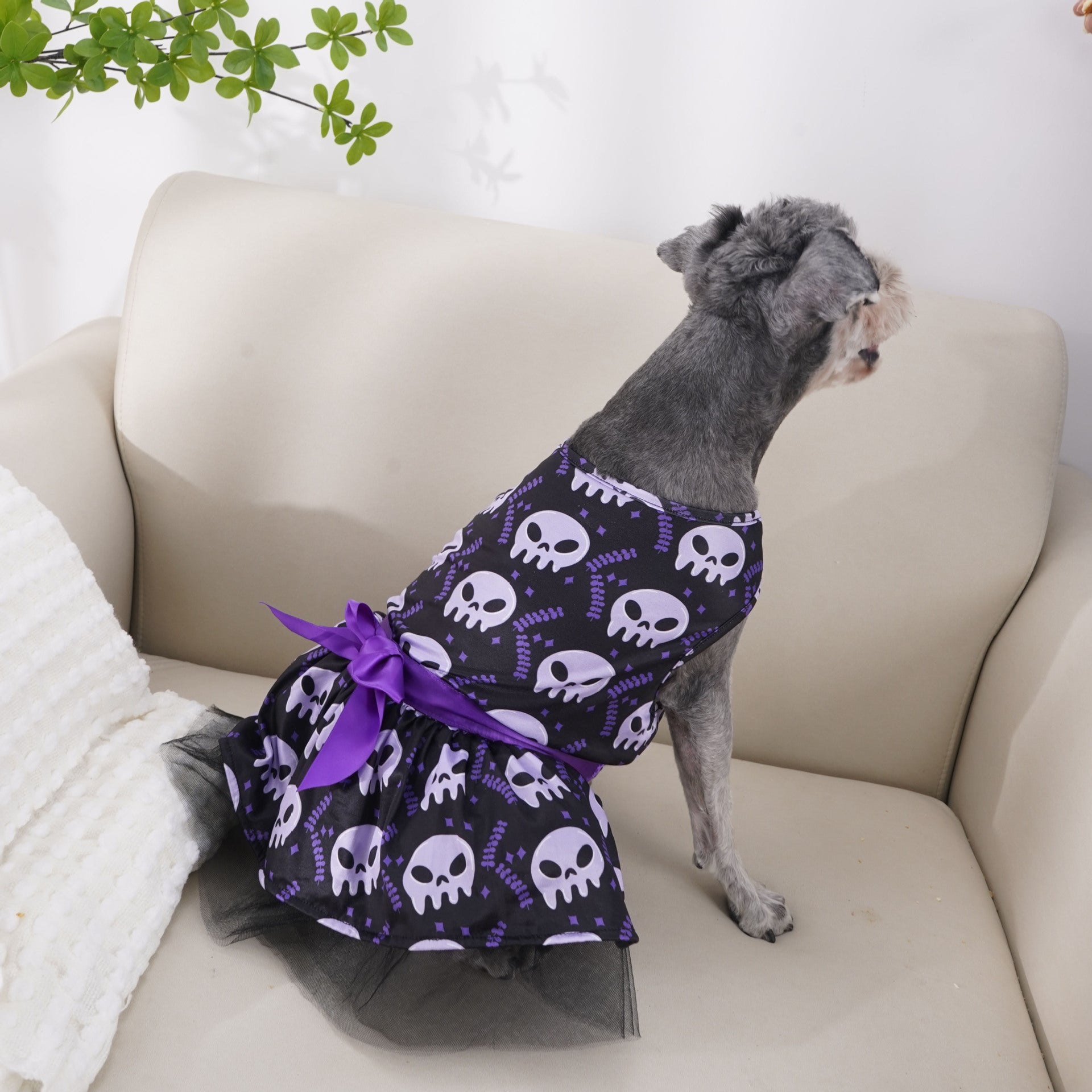 Halloween Themed Dog Dress for Girls – Two Scary and Adorable Designs!
