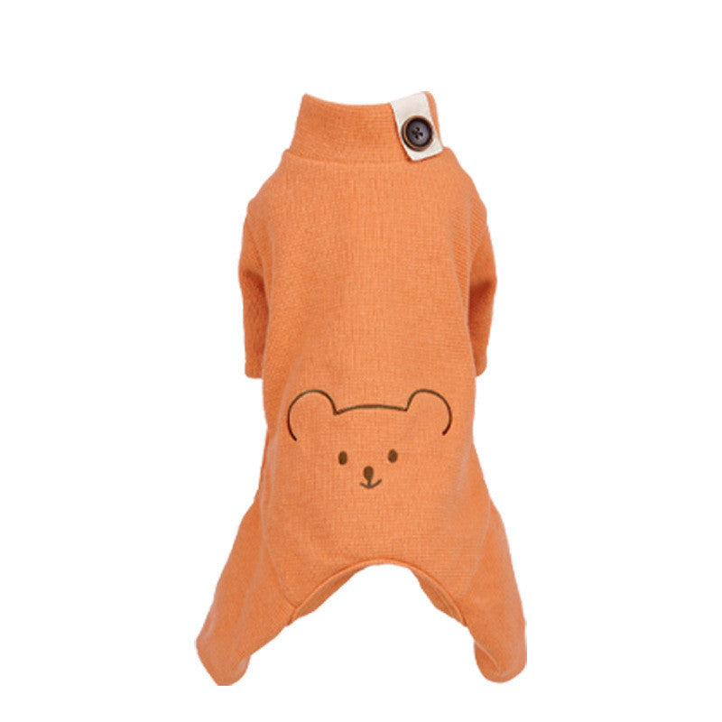 Dog Dress "Mombasa" with Teddy Bear - Elegance and Comfort for Little Friends