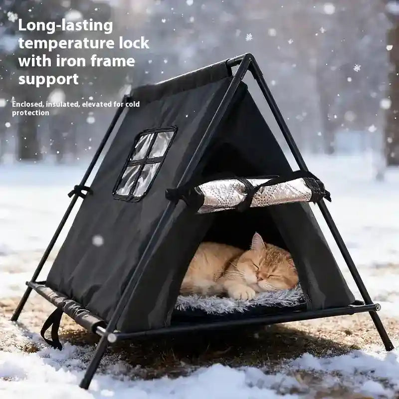 屋外用猫用吊り下げテントベッド