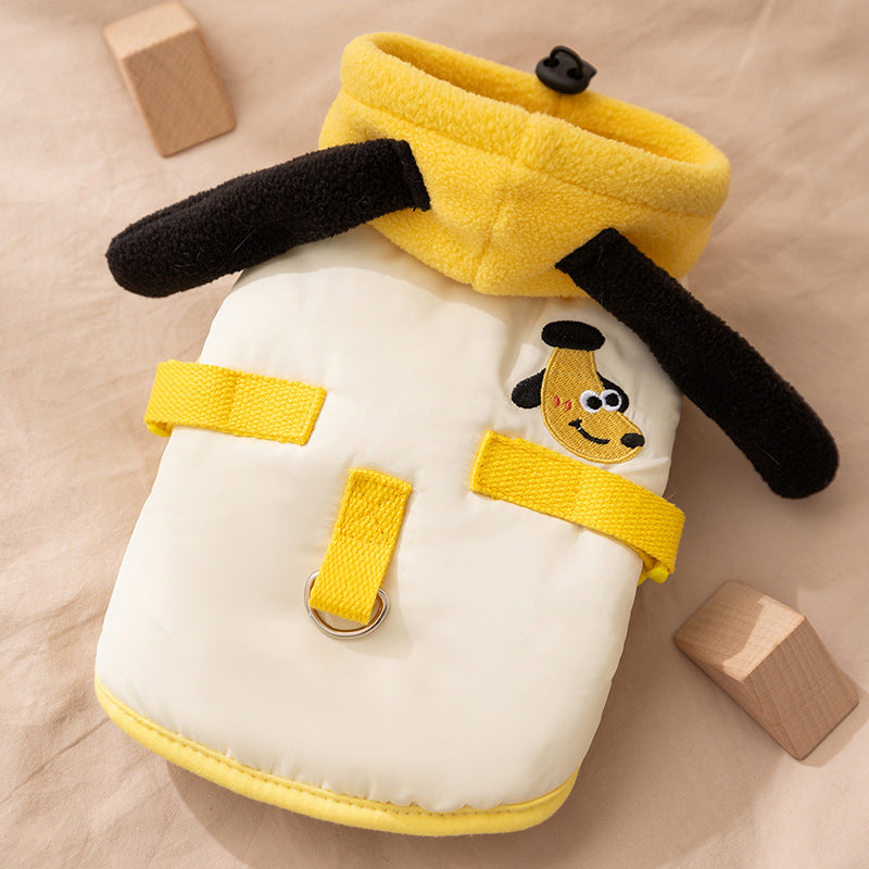 Cappotto Oliver con Cappuccio per Cani e Gatti - XS-XXL