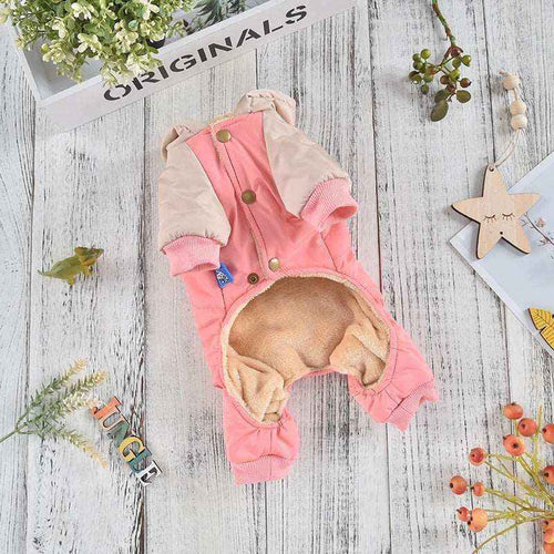 Cappottino per Cani Superstar | Impermeabile con Cappuccio Ricamato