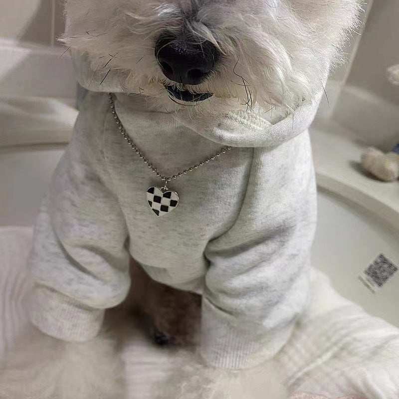 Felpa per cani con cappuccio "New York" calda e trendy
