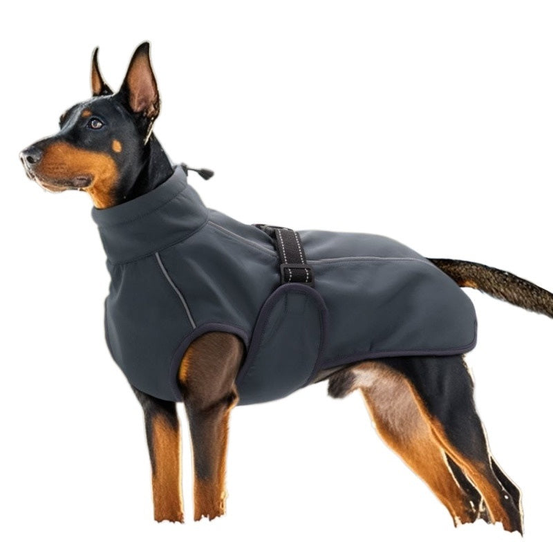 Astra Waterproof Winter Dog Coat with Reflective Inserts