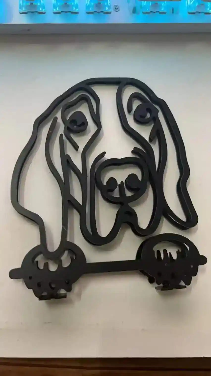 Statua Cane in Metallo Scultura Decorativa Moderna by Dog Moda