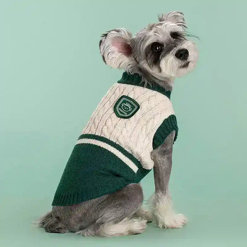 Maglione Beauty per Cani - Smanicato Intrecciato Traspirante by Dog Moda