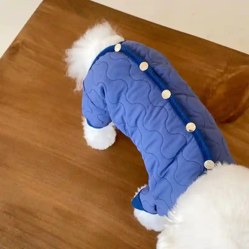 Gewatteerde jas voor honden met Sherpa fleece - 4 Poten