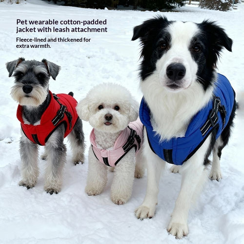 Cappotto per Cani Imbottito con Pettorina Integrata by Dog Moda