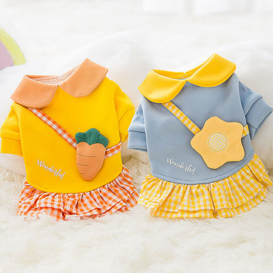 Felpa Pile Gonnellina per Gatti - Colletto e Gonna by Dog Moda