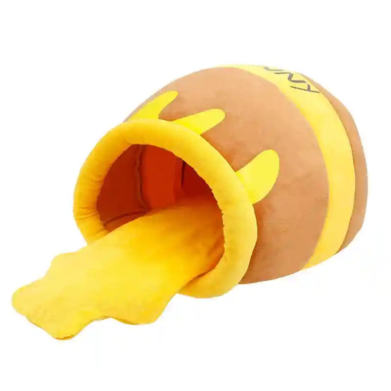Honey Jar Cat Bed - Memory Foam Cave Bed