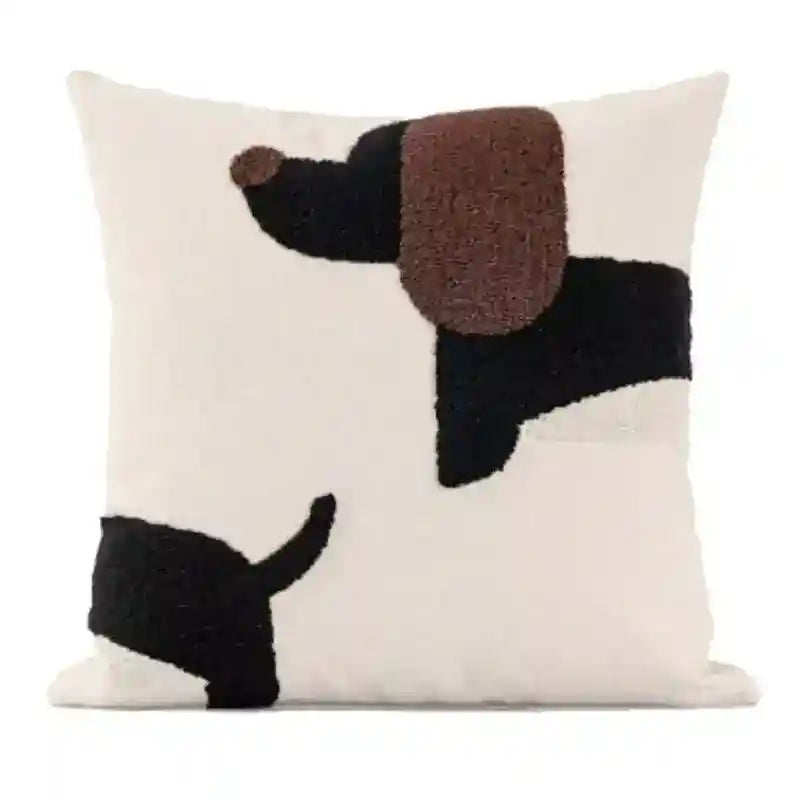 Cuscino Cane 3D Ricamata – Arredo Casa Idea Regalo by Dog Moda
