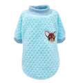 "Pie de Poule" Fleece Dog Sweater - Elegance and Warmth for Your Little Friends 