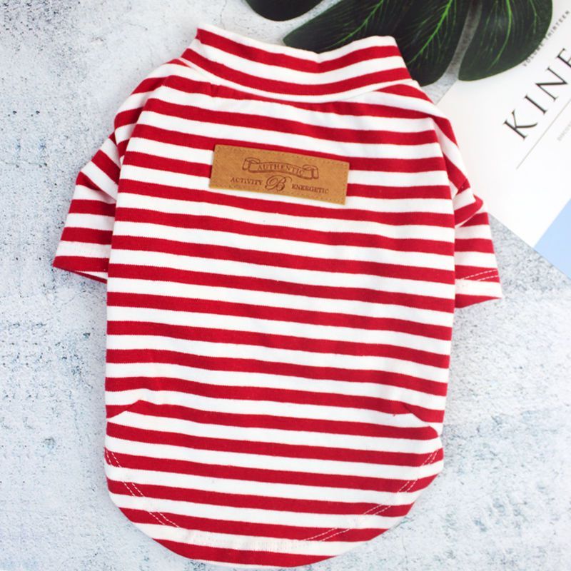 "Authentic" Striped Dog Shirt – Style and Comfort in Every Season
