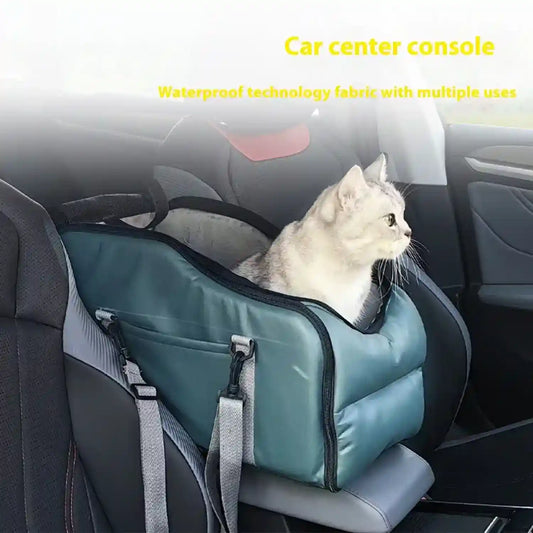 Cuccia Auto per Console Centrale - Pile Caldo e Retina Sicura by Dog Moda