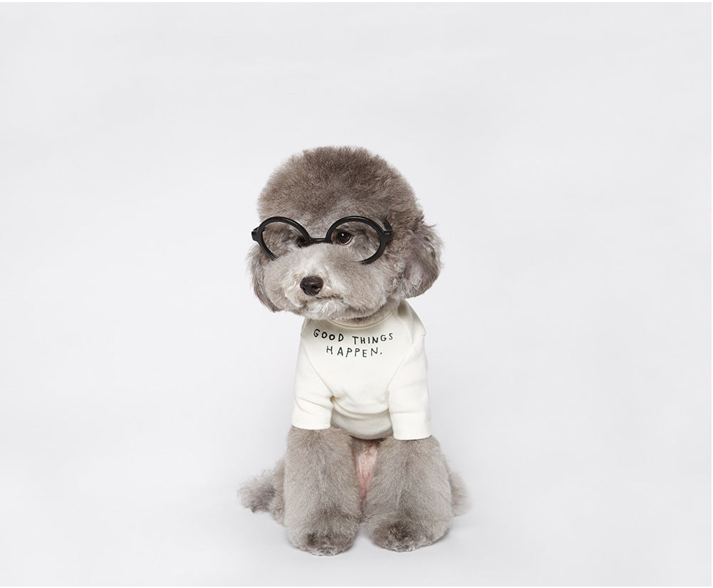 Cotton Dog T-Shirt "Good Things Happen!"