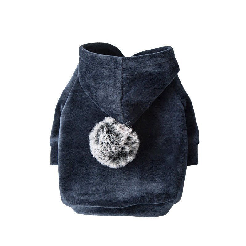 Dog Hoodie Ponpon "Bee"