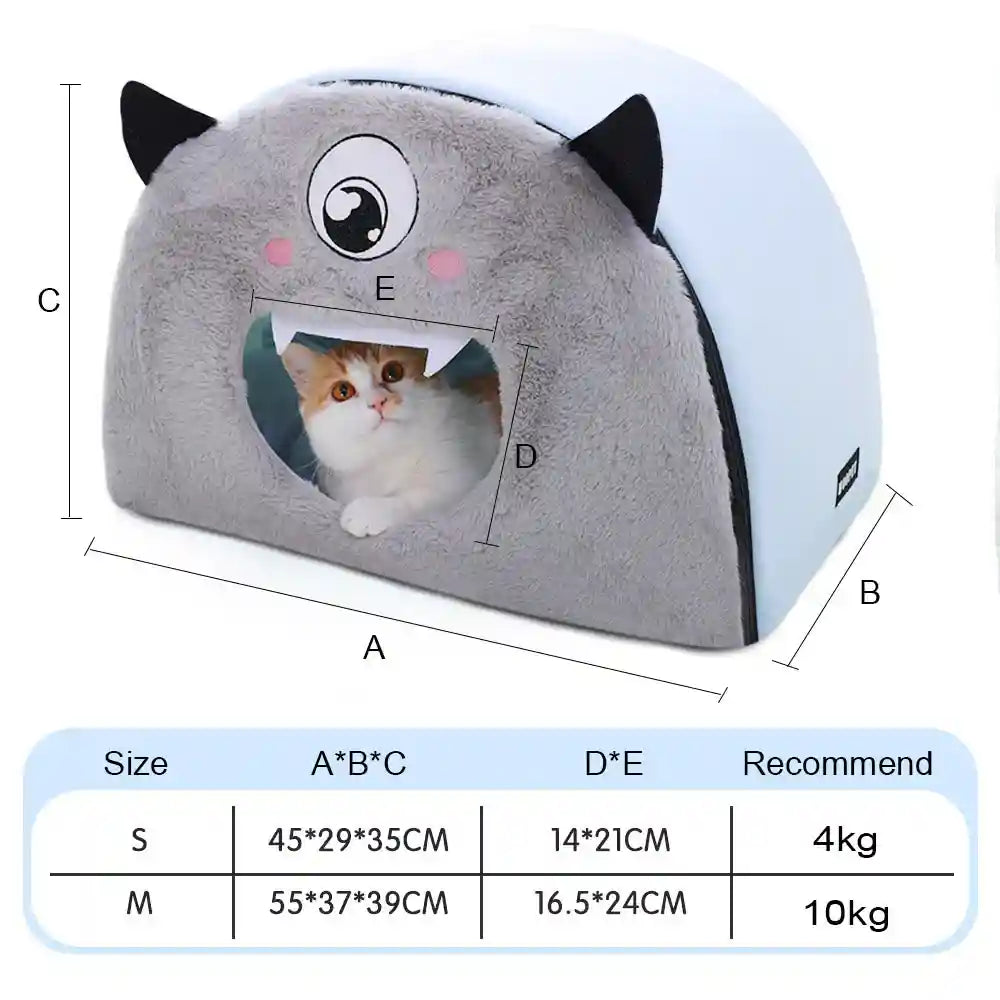 Cuccia Monster per Gatti - Ingresso a Bocca di Mostro by Dog Moda